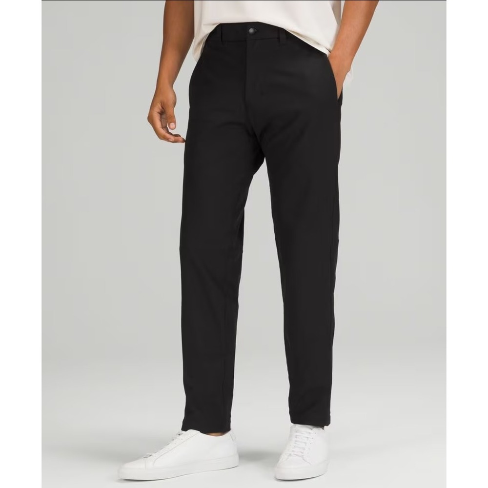 Lululemon Pants Commission Slim Fit Warpstreme Black 29